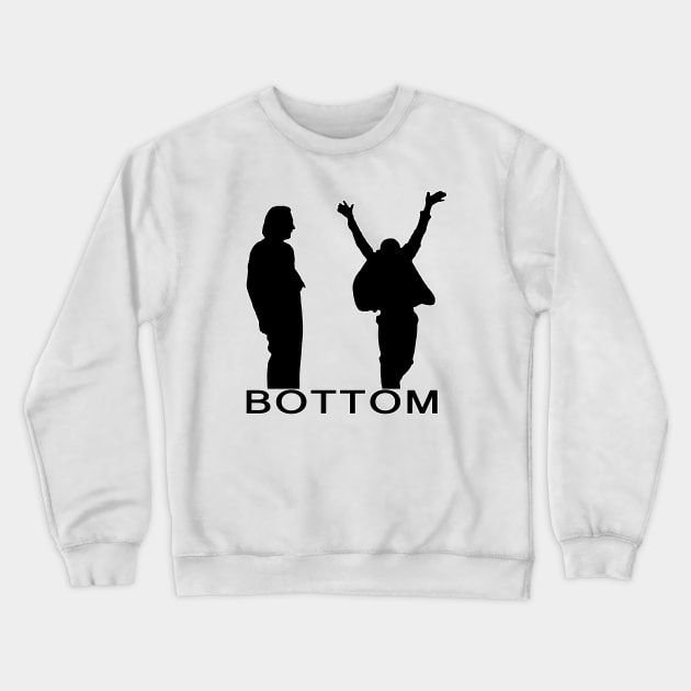 Bottom Crewneck Sweatshirt by RiottDesigns